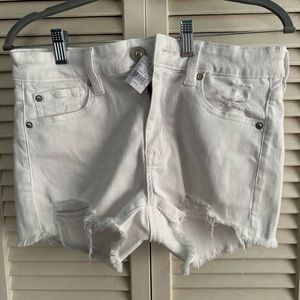 White American Eagle jean shorts, Size 6